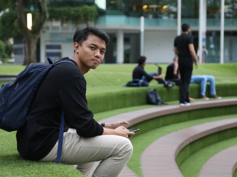 Mr Mohammad Helmi is from a low-income family and is the oldest child. The final-year business undergraduate at the Singapore Management University scored a coveted six-month internship with Apple in 2017.