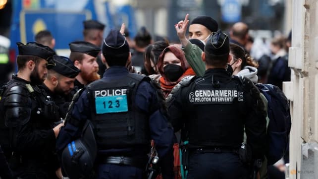 Police clear pro-Gaza sit-in at top Paris university