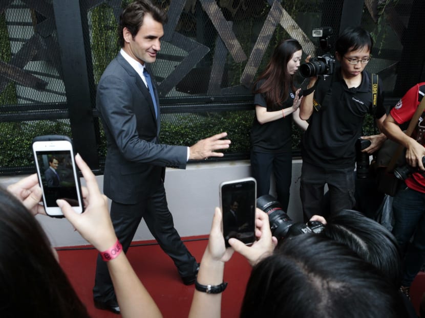 Roger Federer in Singapore Roger Federer in Singapore