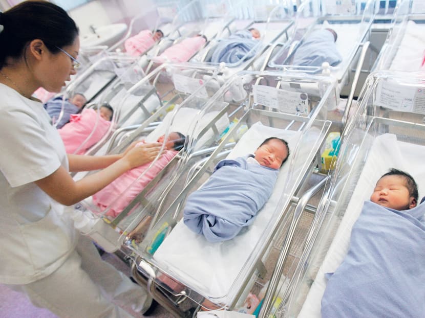 If fertility rates in Singapore remain at current levels, her ageing population will drag back GDP per capita growth by 1.5 percentage points annually until 2060. TODAY file photo