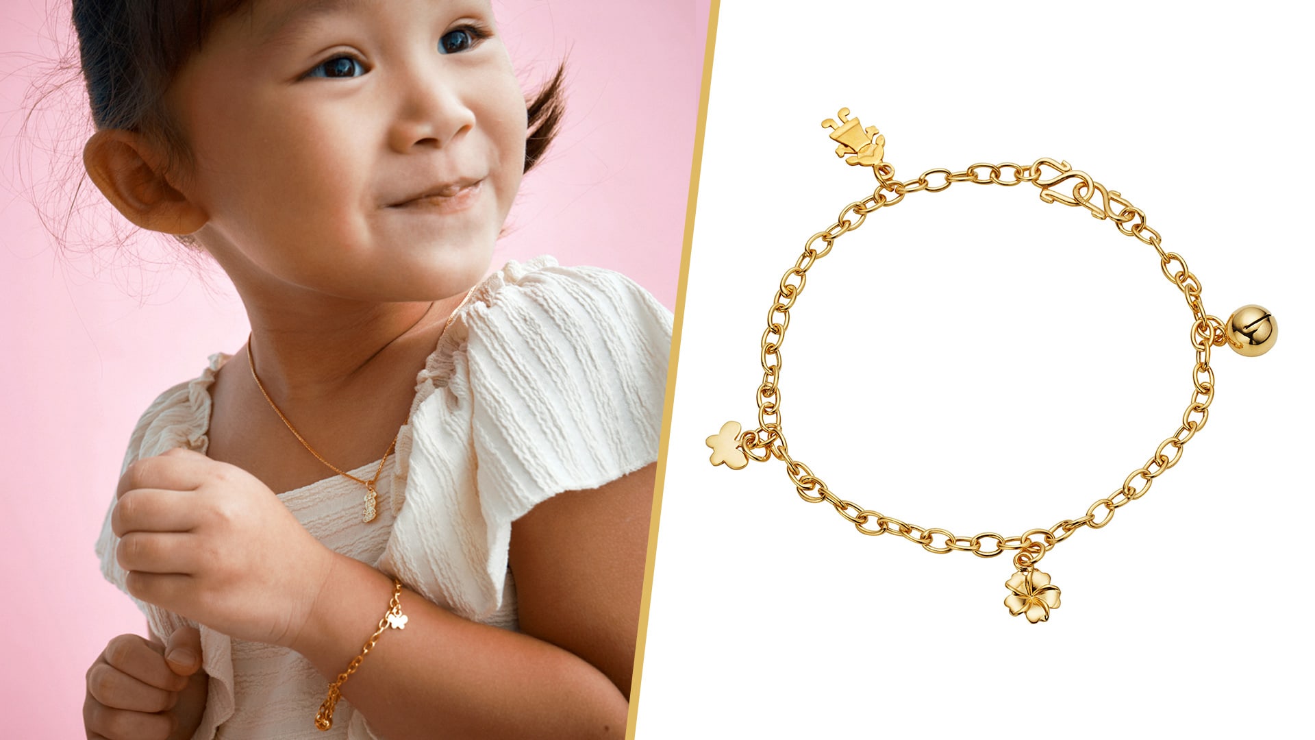 Gold baby charms deals for bracelets