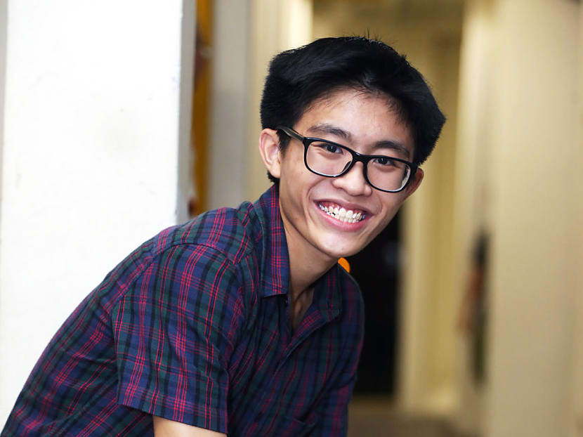 A-Level student Darren Lou. Photo: Wee Teck Hian