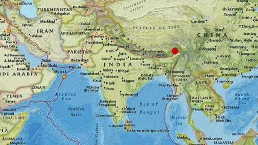 Gempa bumi 6.1 Richter gegarkan timur laut India