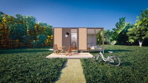 Low-carbon tiny houses to be available for short stays on Lazarus Island