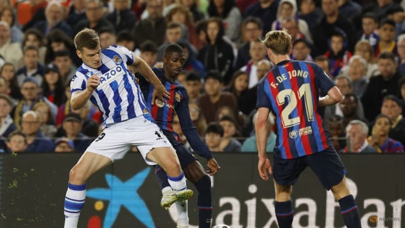 Merino and Sorloth give Real Sociedad 2-1 win at Barcelona