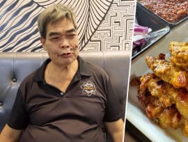Satay hawker Ah Pui suffers relapse 2 weeks after reopening stall, looking for new griller to take over
