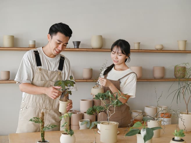 How the couple behind Soilboy grew their plant and ceramic business from side gig to full-time job