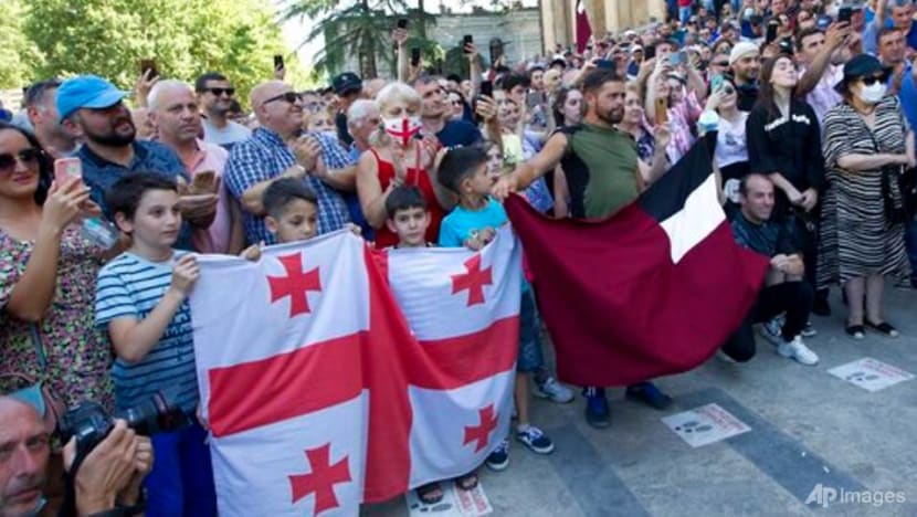 Protests erupt in Georgia after beaten journalist dies Protests erupt in Georgia after beaten journalist dies