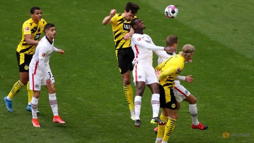 Football: Eintracht win at Dortmund to boost Champions League hopes Football: Eintracht win at Dortmund to boost Champions League hopes