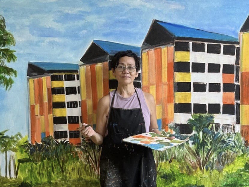 How muralist Belinda Low, 65, is preserving Singapore’s past: Kampung life, old playgrounds, min jiang kueh sellers