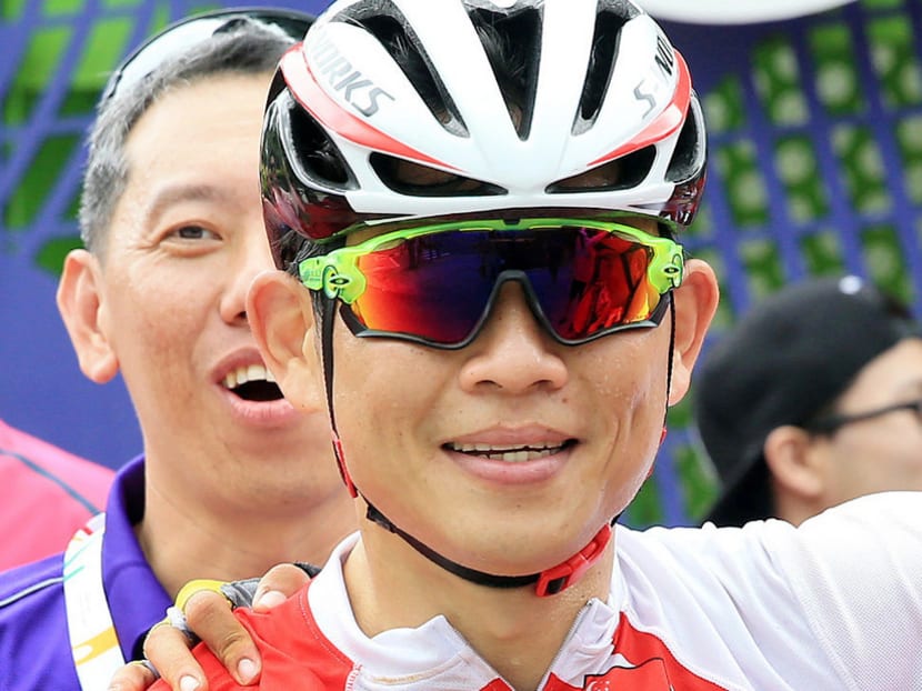Singapore cyclist Vincent Ang. Photo: Wee Teck Hian