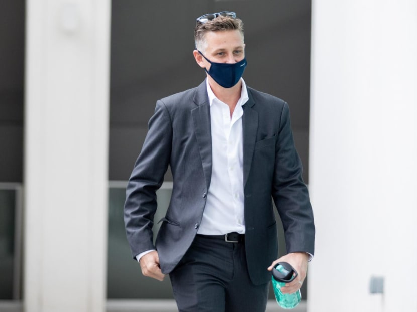 Cameron Lachlan Milne (pictured) was deported from Singapore and has been barred from re-entering the country. 