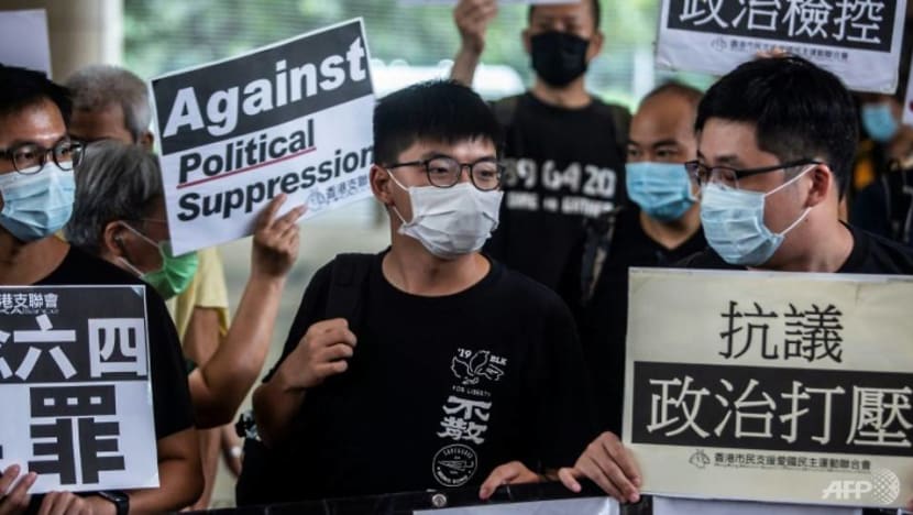 Hong Kong activist Joshua Wong jailed for 10 months over Tiananmen vigil