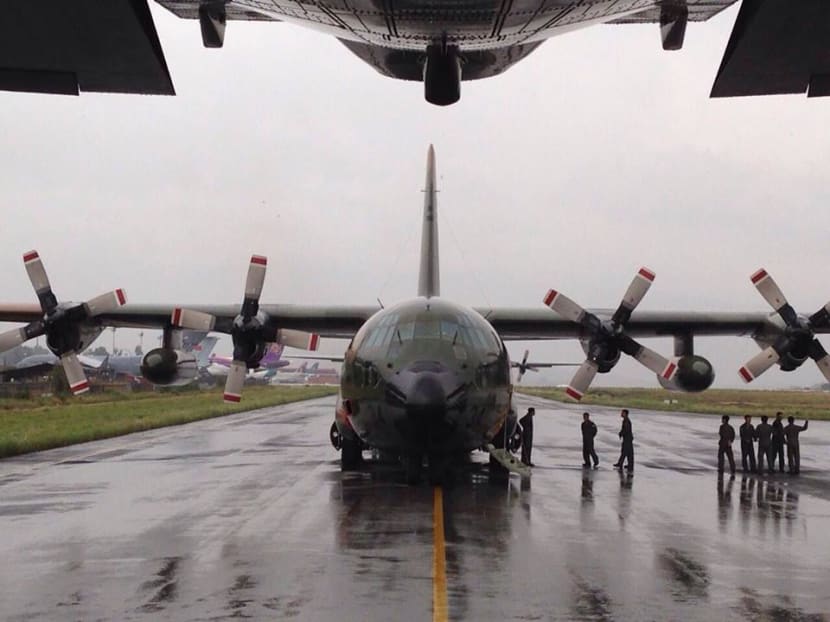 SAF planes to assist Nepal quake relief efforts land in Kathmandu after diversion