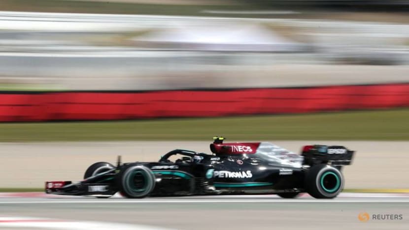 Motor racing-Bottas fastest in first Spanish GP practice