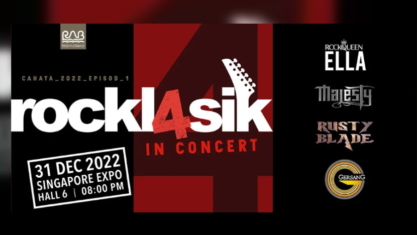 Konsert Rockl4sik 'berpindah' ke Esplanade selepas ditunda