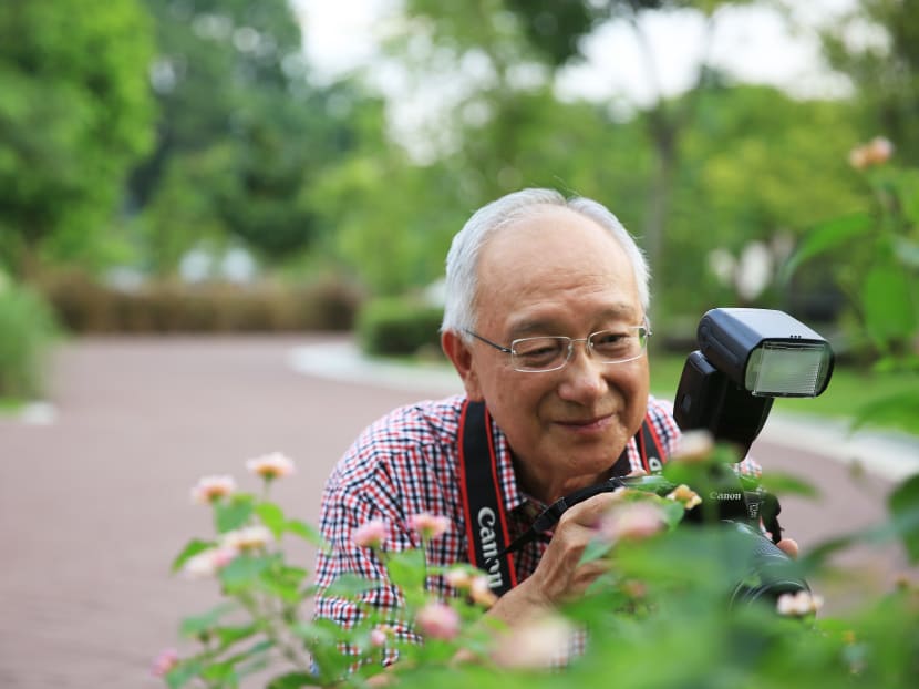 Butterfly enthusiast Steven Neo, whose career was in estate management and who wrote a guidebook on butterflies published in 1996. Photo: Koh Mui Fong