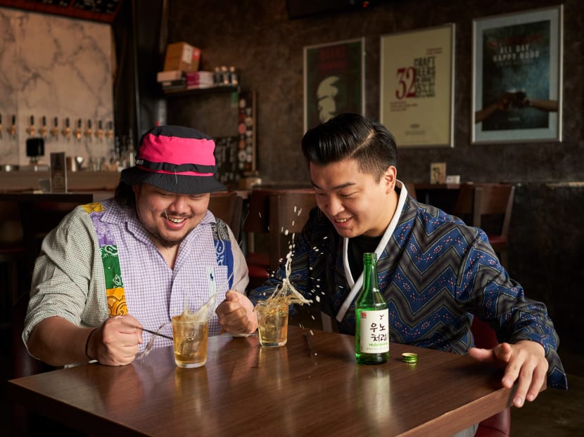Soju is becoming more popular in Singapore, thanks to the Korean wave