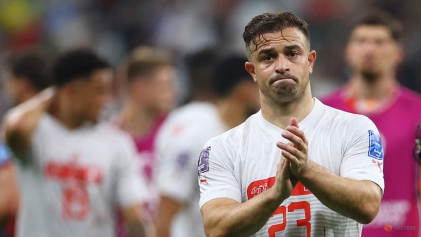 Shaqiri apologises to Swiss fans after chastening defeat by Portugal Shaqiri apologises to Swiss fans after chastening defeat by Portugal