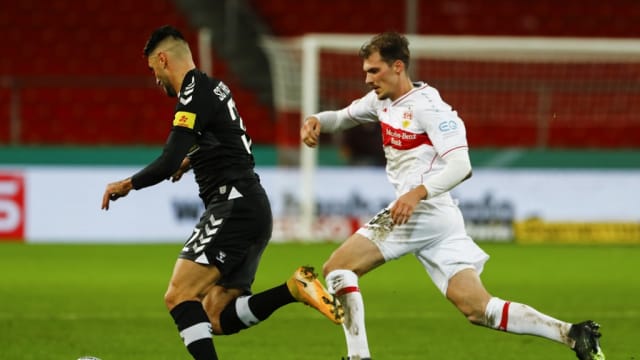 德国杯足球赛：斯图加特1比0小胜弗莱堡 晋级16强