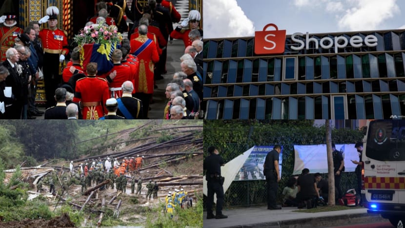 Daily round-up, Sep 19: Queen Elizabeth's state funeral begins; more layoffs at Shopee; woman who caused commotion with knife in Tampines arrested Daily round-up, Sep 19: Queen Elizabeth's state funeral begins; more layoffs at Shopee; woman who caused commotion with knife in Tampines arrested