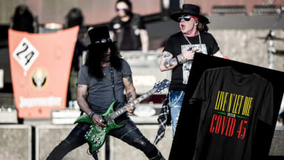 Guns N’ Roses Mock Trump With 'Live N' Let Die With COVID 45'  T-Shirt