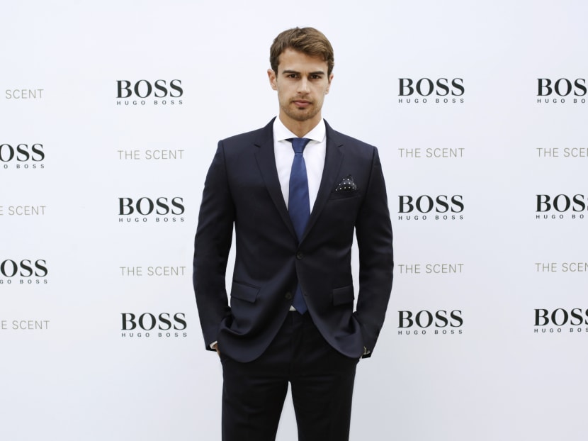 Scent of a man: Divergent star Theo James is the new face of BOSS Parfums.