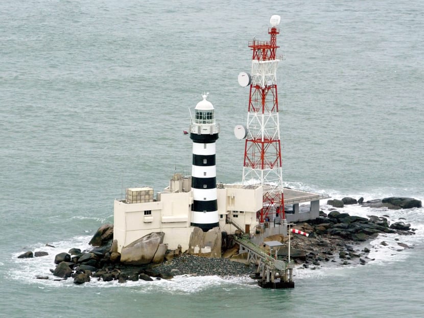 The tiny island of Pedra Branca sits at the entrance to the Singapore Strait about 30km east of the city state and 15km off peninsular Malaysia's southern coast on Jan 6, 2003. Reuters file photo