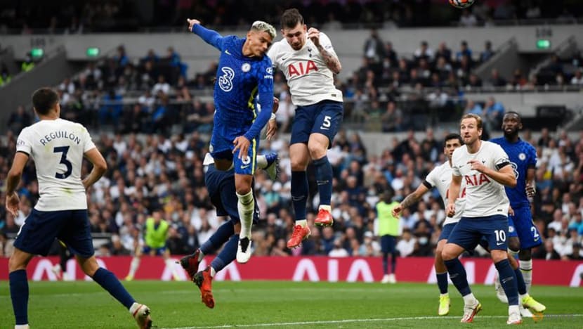 Football:
Classy Chelsea crush Tottenham to go joint top Football:
Classy Chelsea crush Tottenham to go joint top