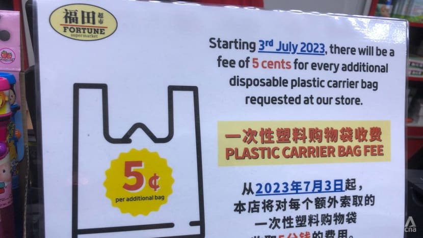 10 cents for plastic cheap bags
