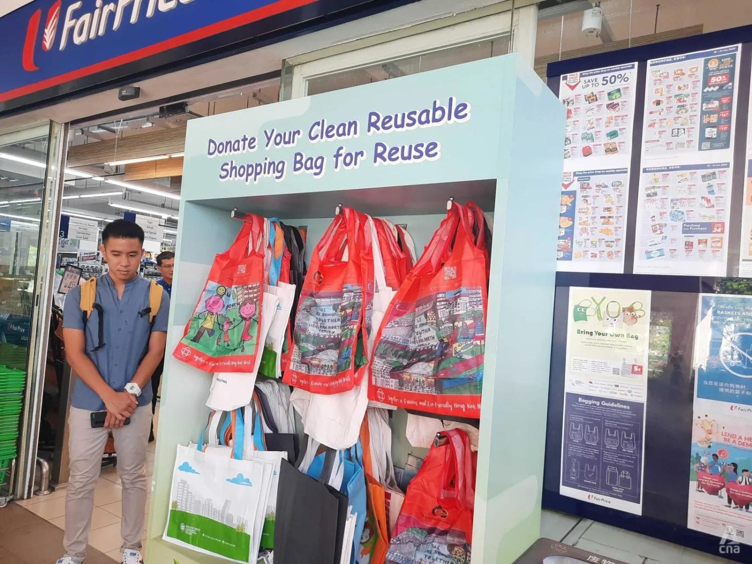 'Based on honour system' Barcodes at FairPrice self checkouts for