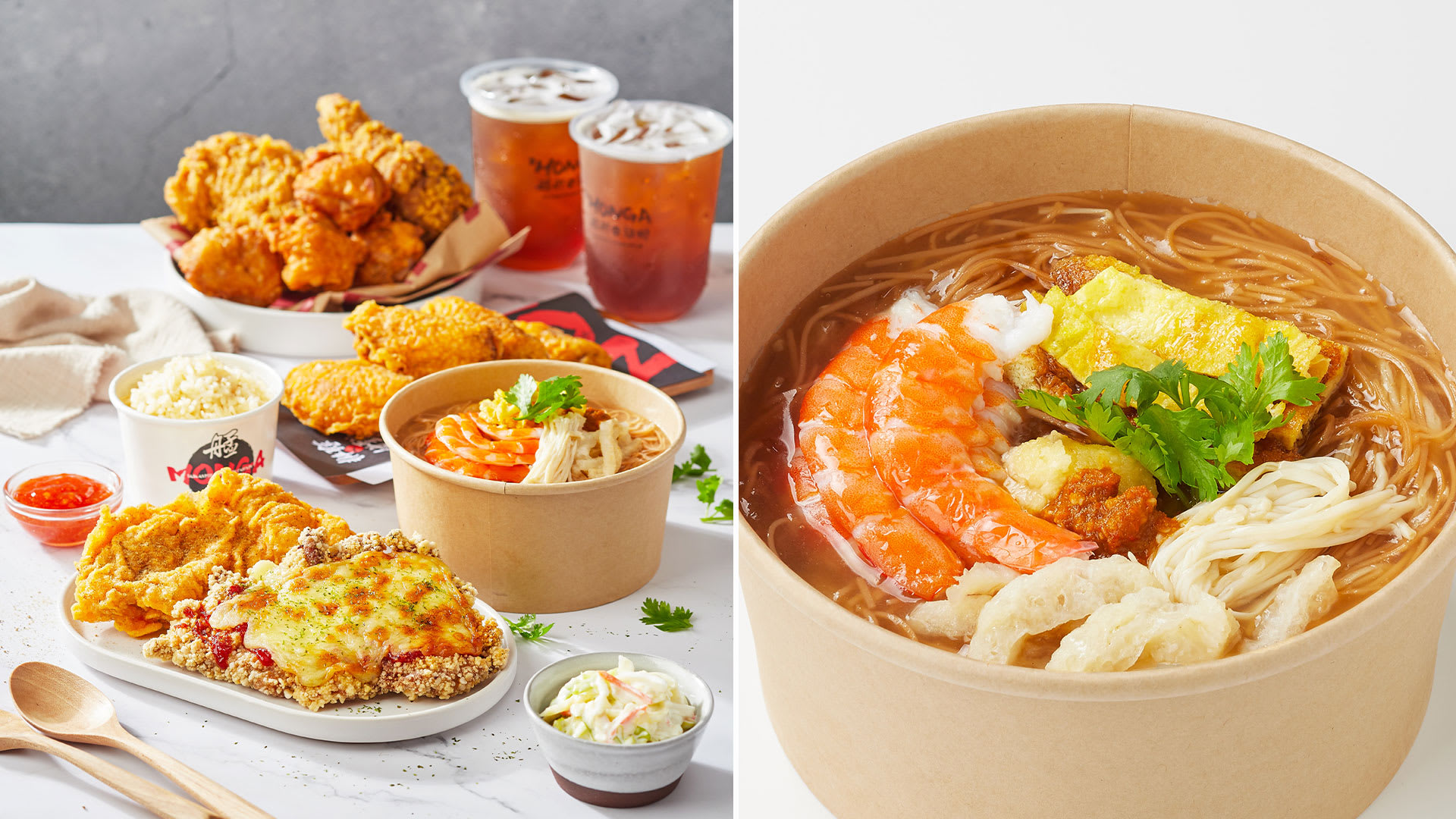 Monga S’pore Launching Taiwanese Night Market-Style Prawn Mee Sua With Fish Maw