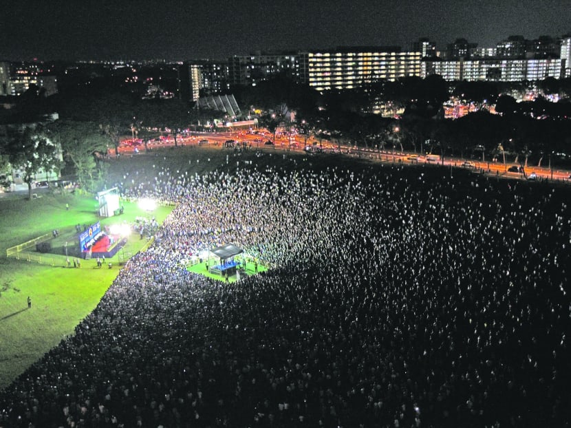 A Workers’ Party rally in Hougang in 2011. TODAY file photo