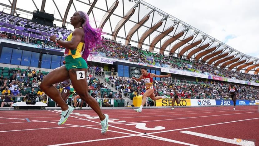 Jamaica trio make easy work of 100m heats, Briton Asher-Smith fastest Jamaica trio make easy work of 100m heats, Briton Asher-Smith fastest