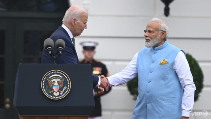 Modi denies discrimination in India at Biden press conference