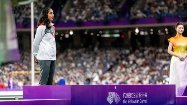 Standing atop the podium, Asian Games champion Shanti Pereira tells herself: I've arrived