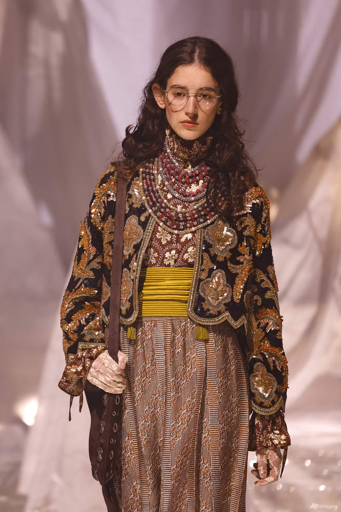 Former Gucci designer Alessandro Michele puts on maximalist Paris ready to wear debut for Valentino