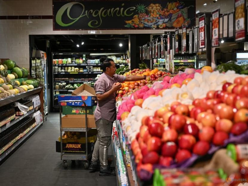 Grocery store shop stocks