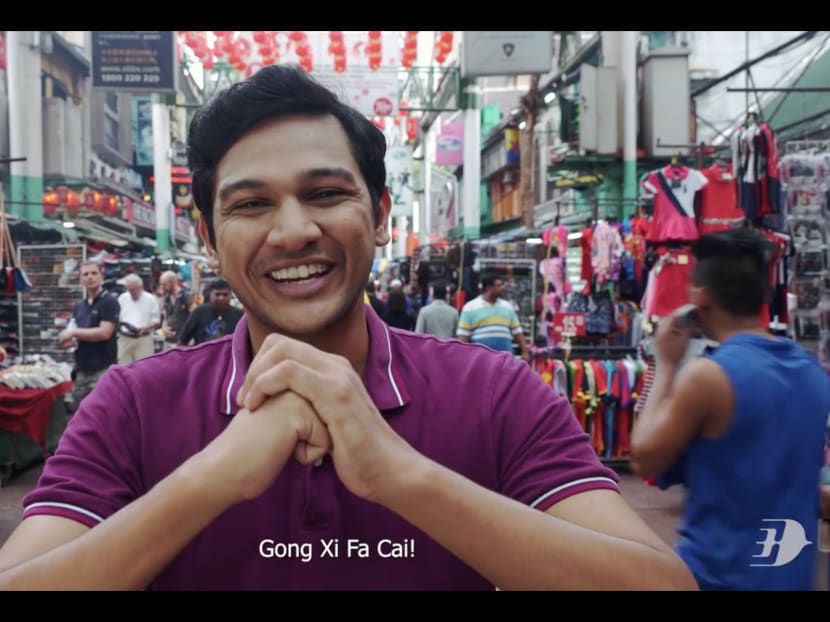A screenshot from Malaysia Airlines' Chinese New Year video.