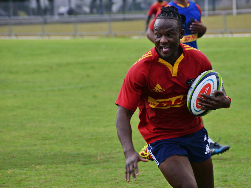 After a successful stint with the Blitzboks, Seabelo Senatla is now hoping to wear the Springboks jersey one day and play in the Rugby World Cup. Photo: Robin Choo/TODAY