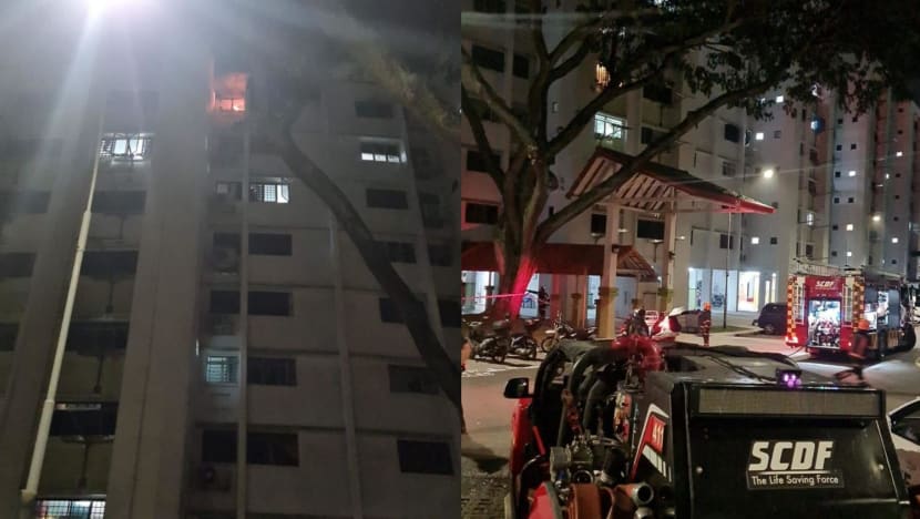 Fire reignites at Jurong East flat where resident was earlier found dead Fire reignites at Jurong East flat where resident was earlier found dead