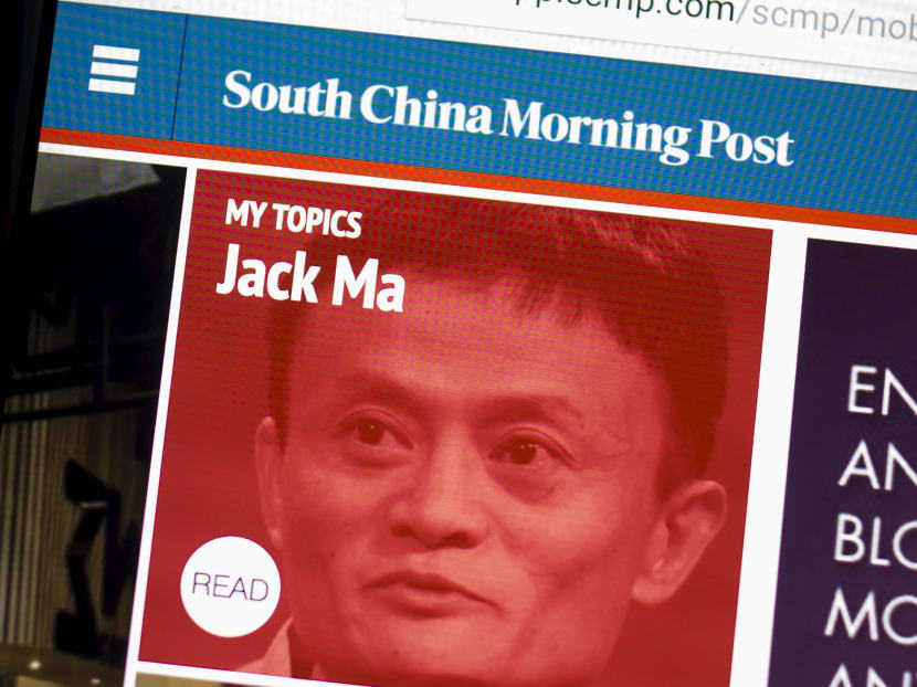 A photo illustration shows the South China Morning Post website displayed on a computer in Hong Kong, China, on Nov 23, 2015.  Photo: Reuters