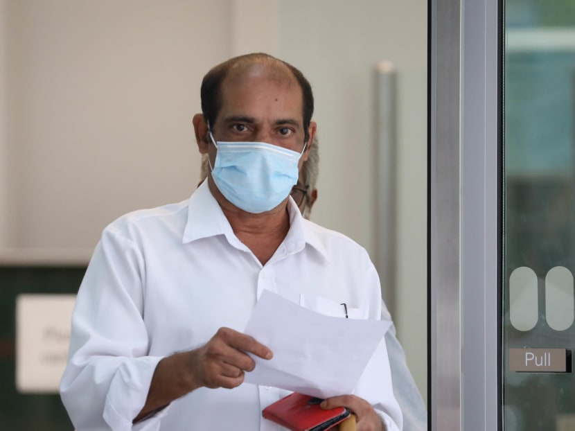 Jay Prakash Jageshwar Rai leaving the State Courts on May 18, 2021. Jay Prakash Jageshwar Rai leaving the State Courts on May 18, 2021.