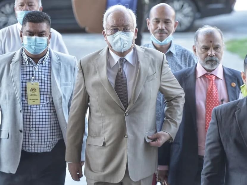 Najib Razak is pictured at the Kuala Lumpur High Court, July 17, 2020.