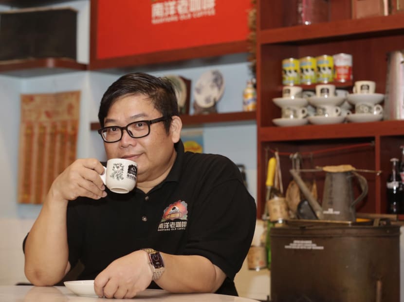 Lim Eng Lam, Founder of Nanyang Old Coffee, posed for a photo. Photo:Wee Teck Hian/TODAY