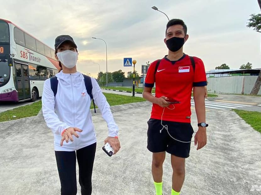 Veteran actress Zoe Tay joins CNA journalists on their walk around Singapore