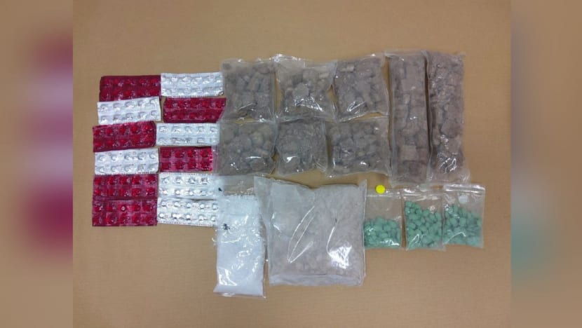 4 people arrested, more than S$320,000 worth of drugs seized in CNB raid