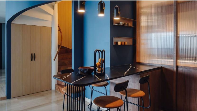 Turning a penthouse with an awkward floorplan into a stylish designer home Turning a penthouse with an awkward floorplan into a stylish designer home