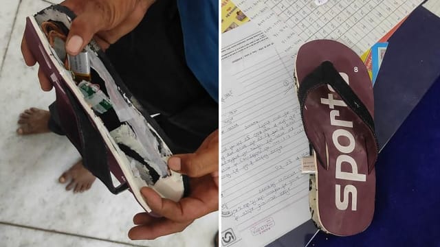 拖鞋暗藏蓝牙 印度10人企图在教师考试作弊被捕