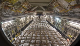 US flight brings tonnes of needed baby formula from Germany